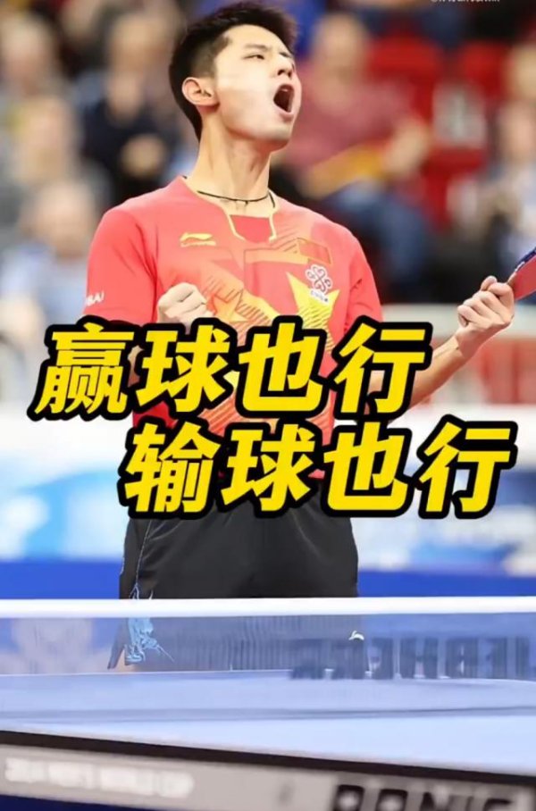 张继科：看到樊振东站在赛场笑得像个孩子 输了也没人指责谩骂我很感动