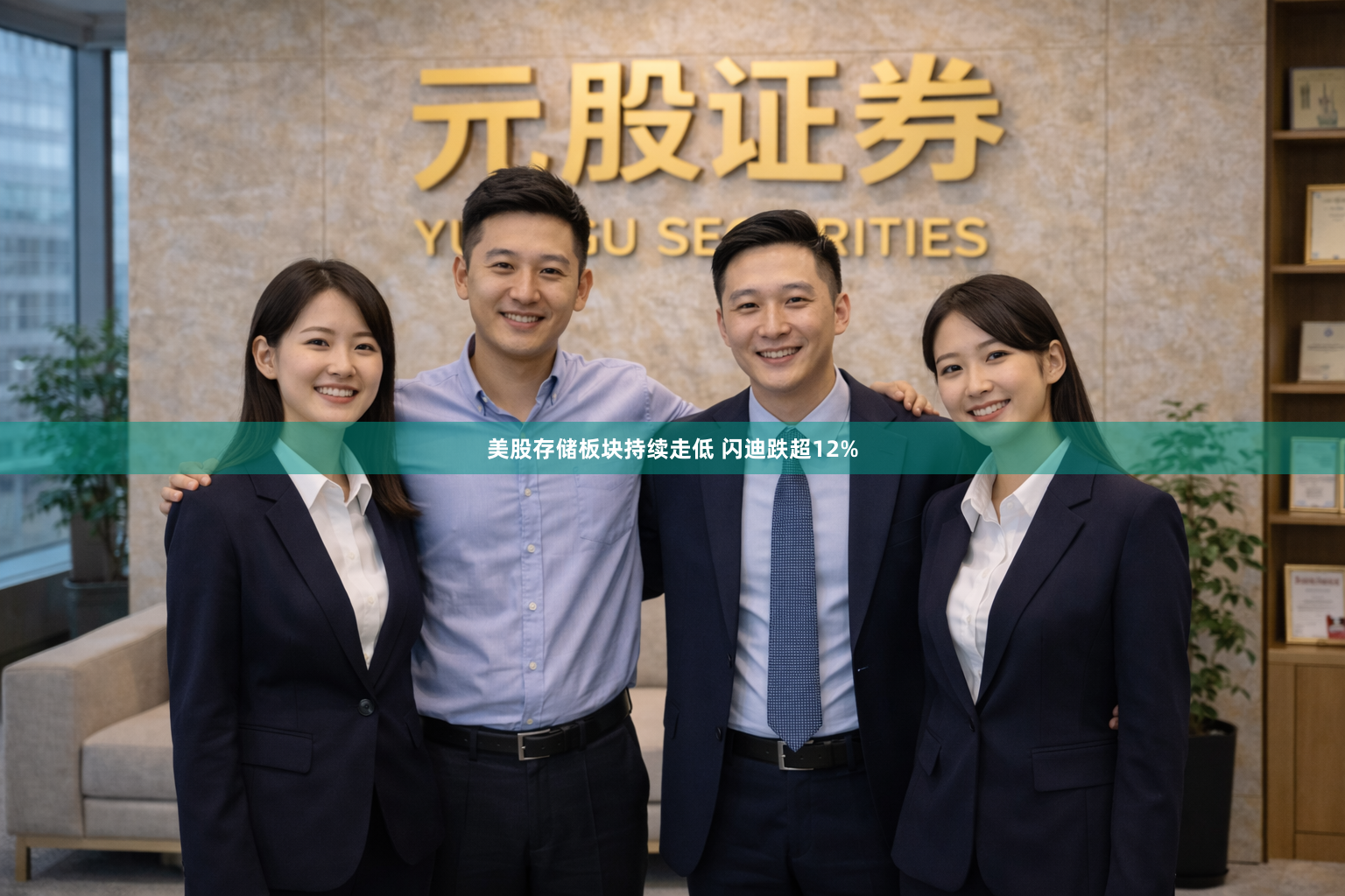 美股存储板块持续走低 闪迪跌超12%