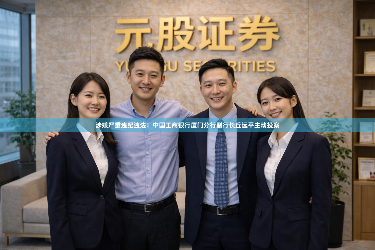 涉嫌严重违纪违法！中国工商银行厦门分行副行长丘远平主动投案