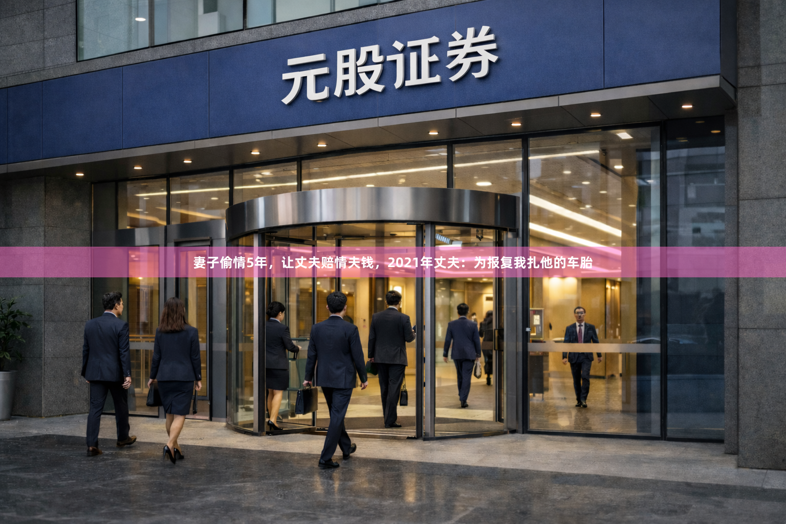 妻子偷情5年，让丈夫赔情夫钱，2021年丈夫：为报复我扎他的车胎