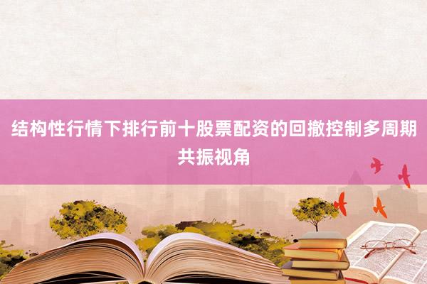 结构性行情下排行前十股票配资的回撤控制多周期共振视角