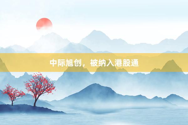中际旭创，被纳入港股通