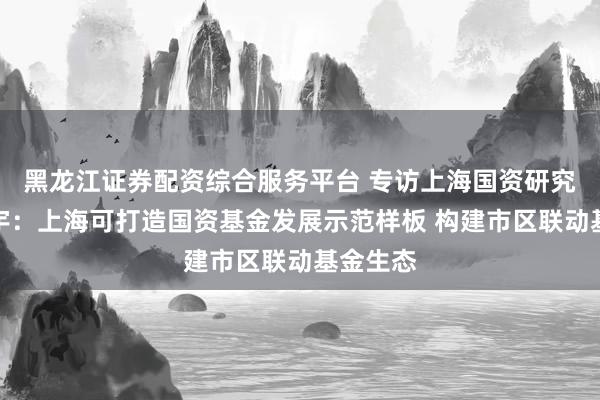 黑龙江证券配资综合服务平台 专访上海国资研究院罗新宇：上海可打造国资基金发展示范样板 构建市区联动基金生态